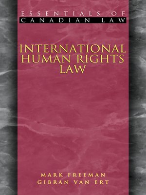 cover image of International Human Rights Law